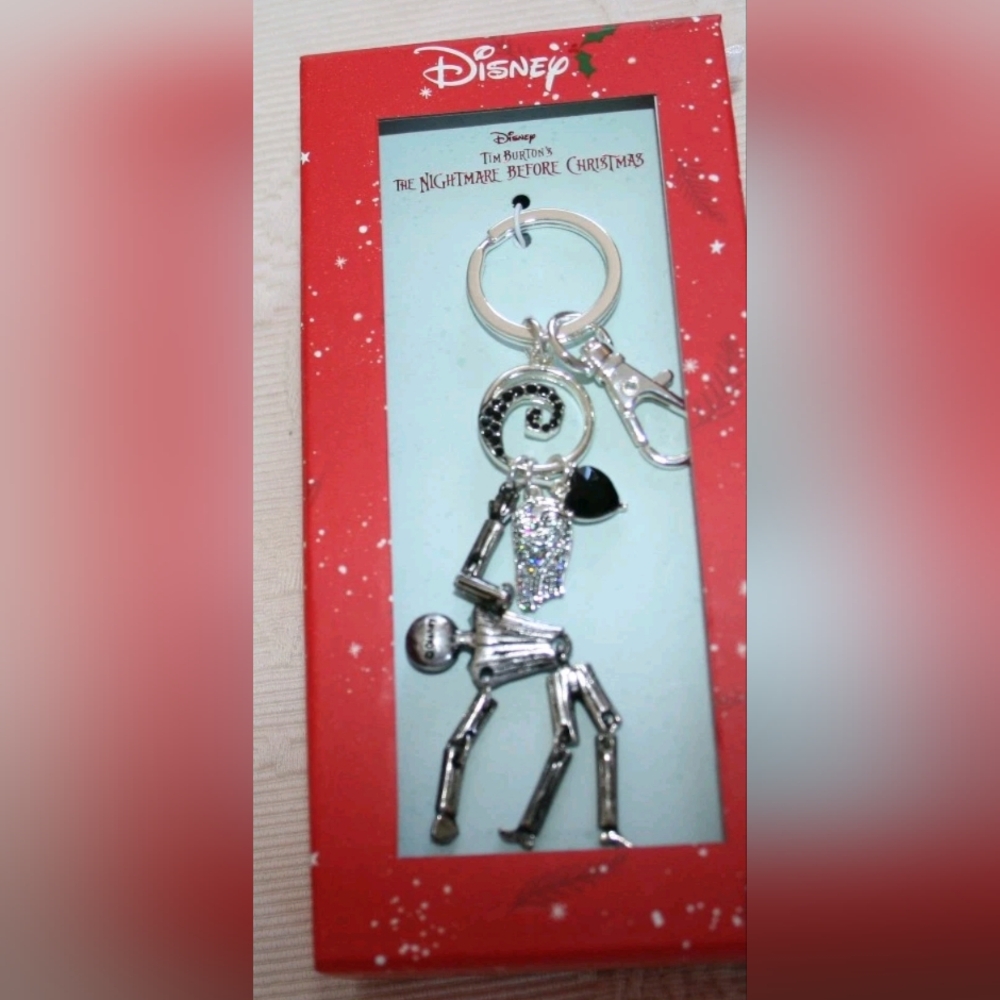 NWT ⚜️🖤⚜️ Disney x The Nightmare Before Christmas Key Chain Bag Charm